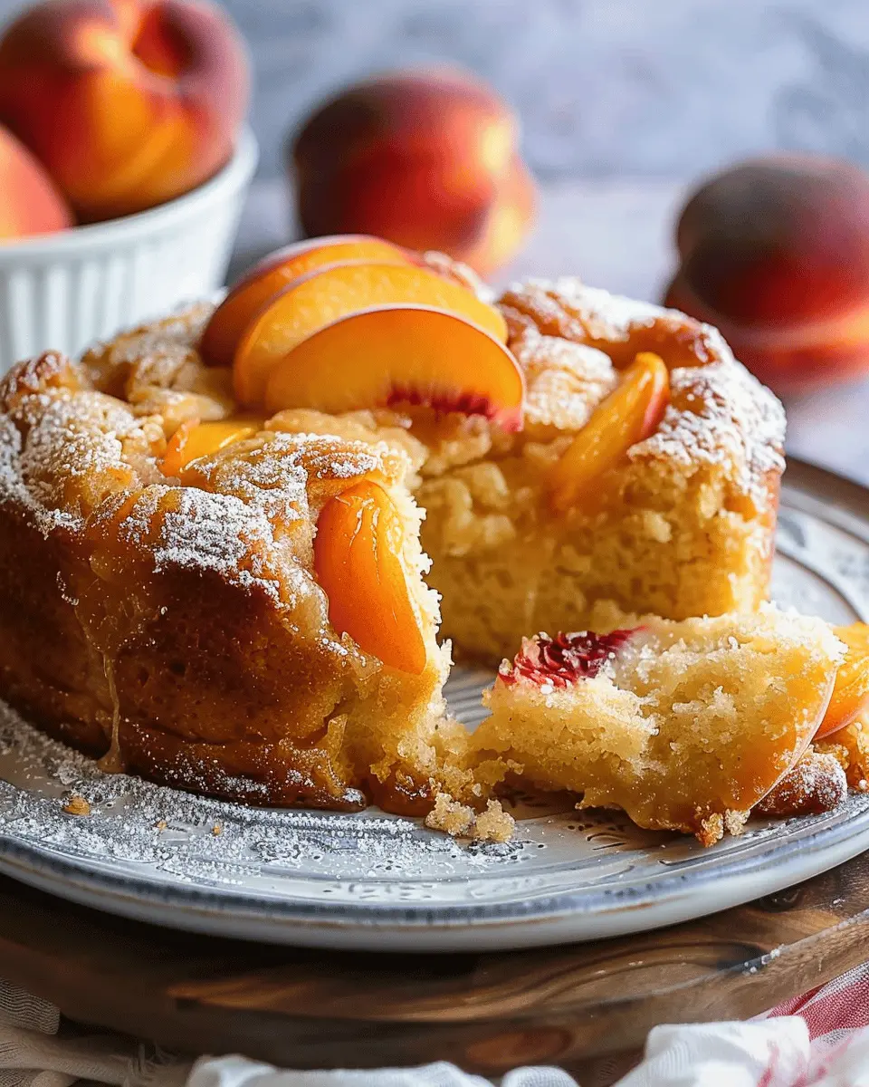 Peach Cobbler Pound Cake: An Easy, Indulgent Twist on Tradition