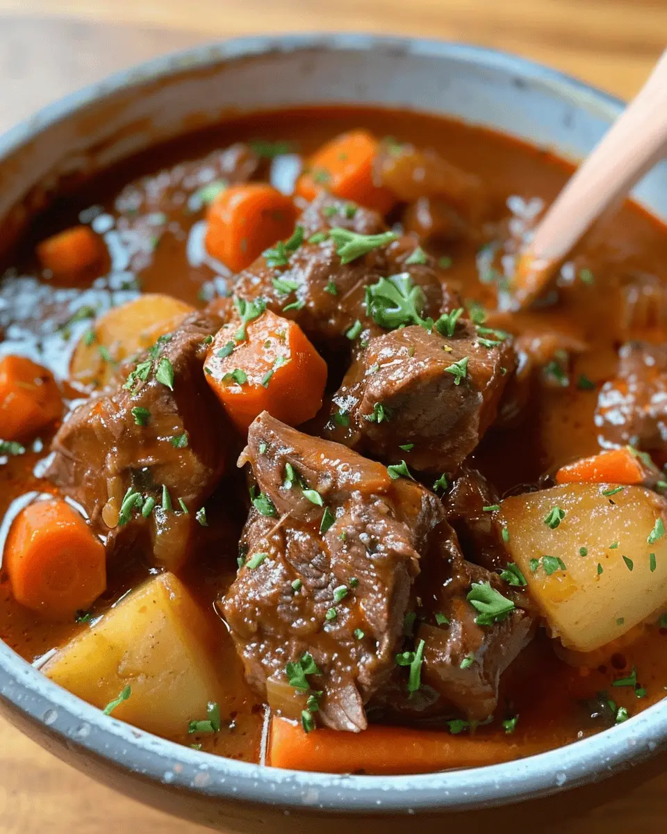 Beef Stew with Carrots and Potatoes: Easy Comfort Food Recipe