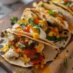 High Protein Cottage Cheese Breakfast Tacos