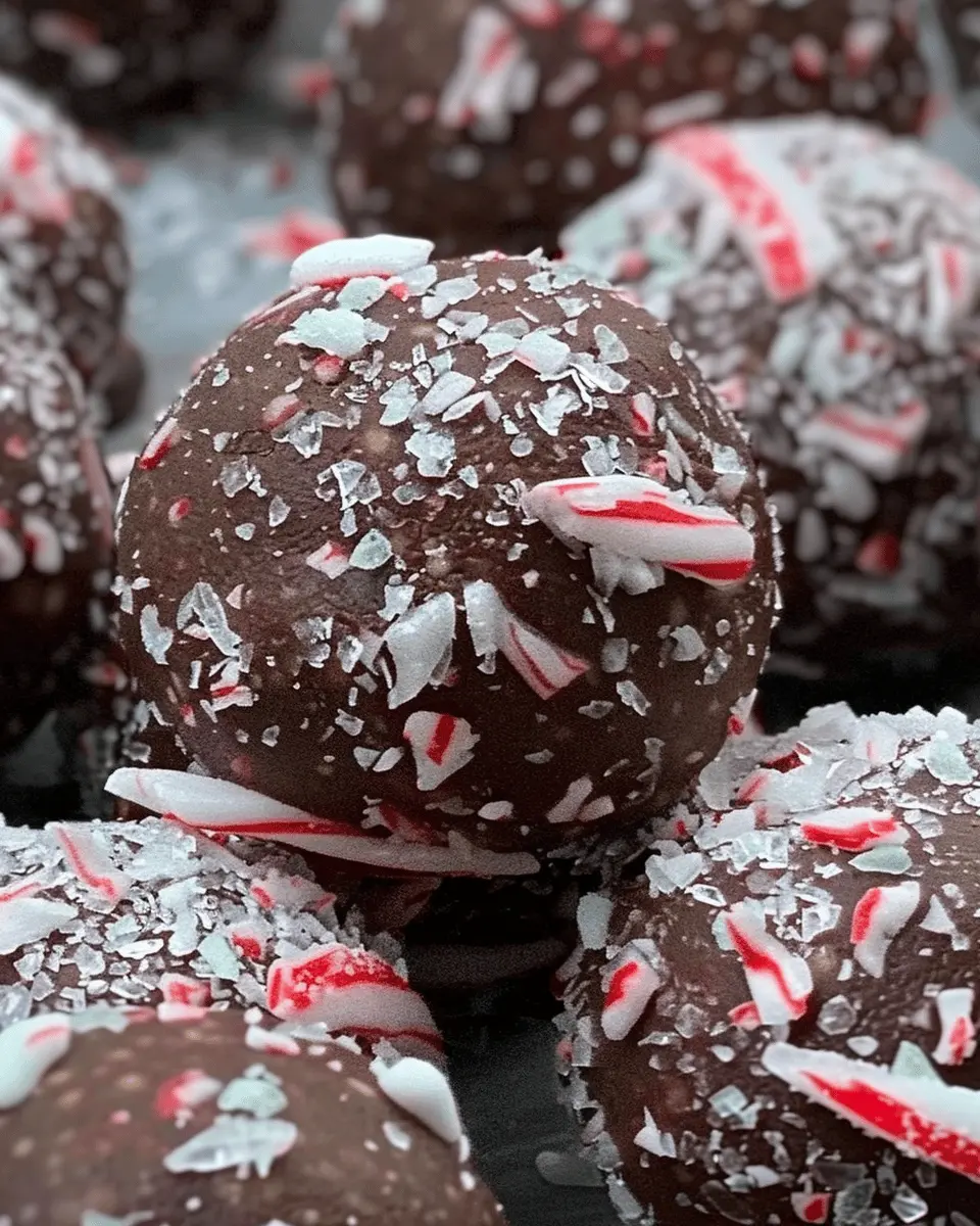 2-Ingredient Chocolate-Peppermint Balls: Easy Holiday Treats