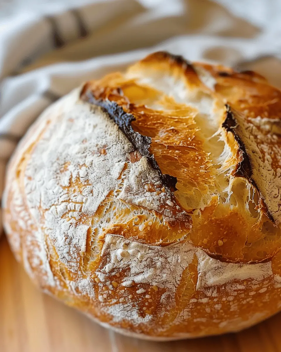4-Ingredient Artisan Bread Recipe: Effortless and Delicious Homemade Loaf