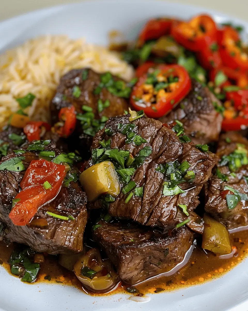 Puerto Rican Pepper Steak: Juicy Beef with a Flavorful Twist