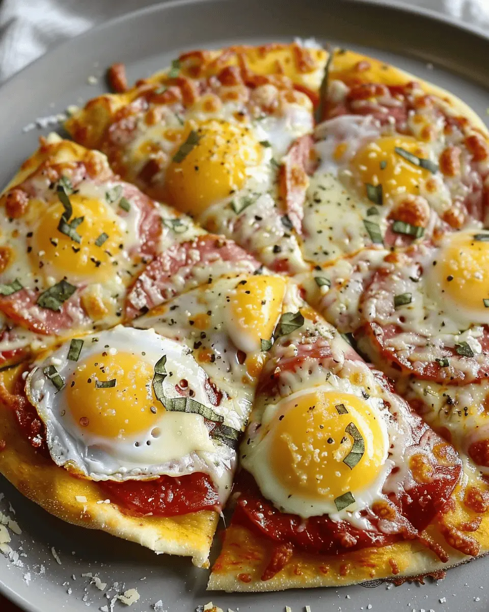 Pizza Eggs: Easy Recipe with Turkey Bacon and Chicken Ham Delight