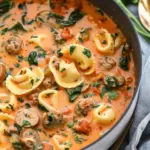 Creamy Sausage Tortellini Soup
