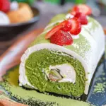 Matcha Green Tea Swiss Roll