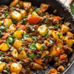 Mexican Ground Beef and Potato Skillet