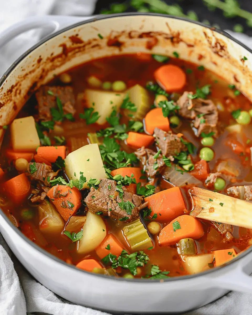 Vegetable Beef Soup: Easy Comfort Food for the Whole Family