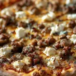 Hot Sausage Feta Honey Pizza