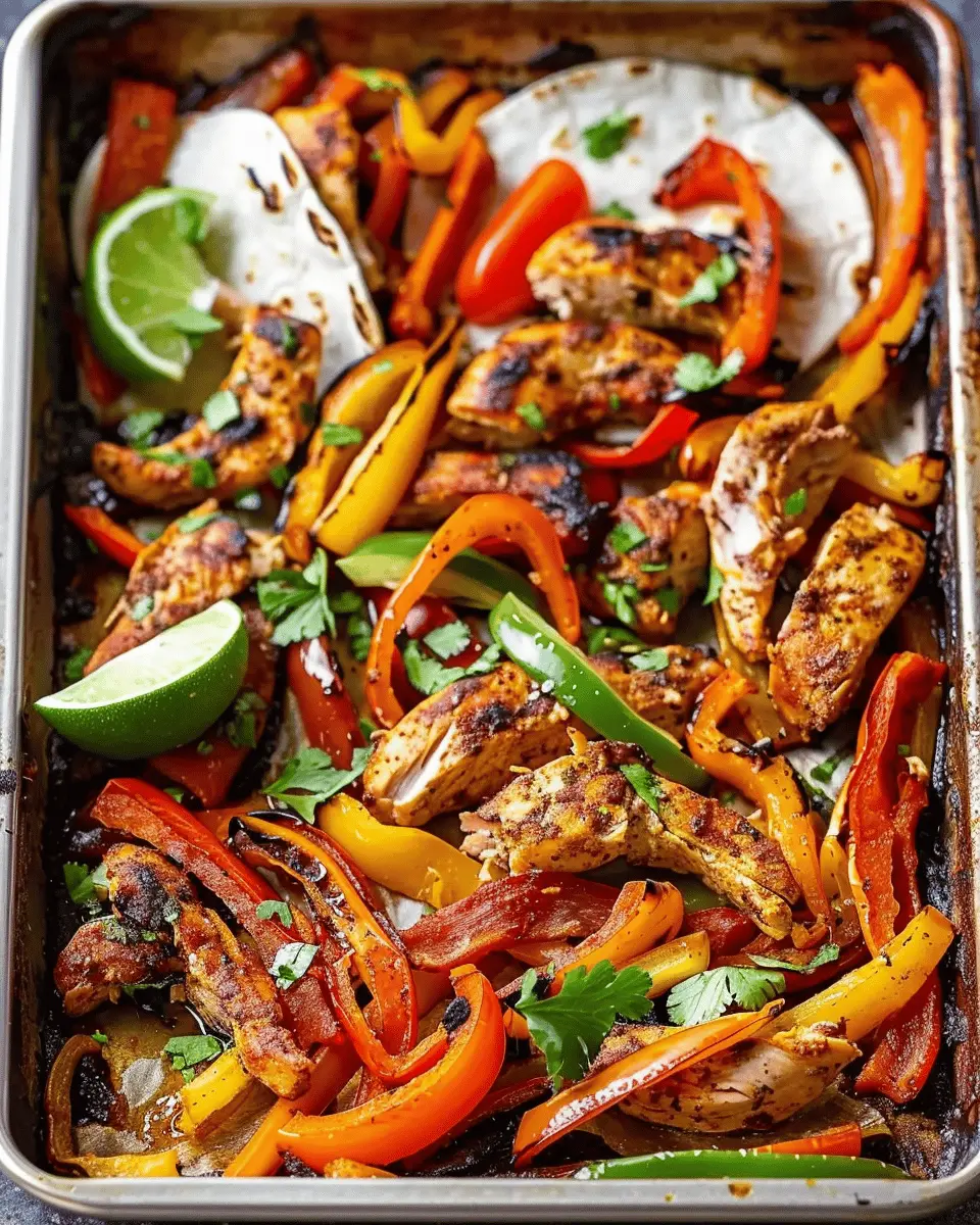 Sheet Pan Chicken Fajitas: Easy and Flavorful Weeknight Dinner