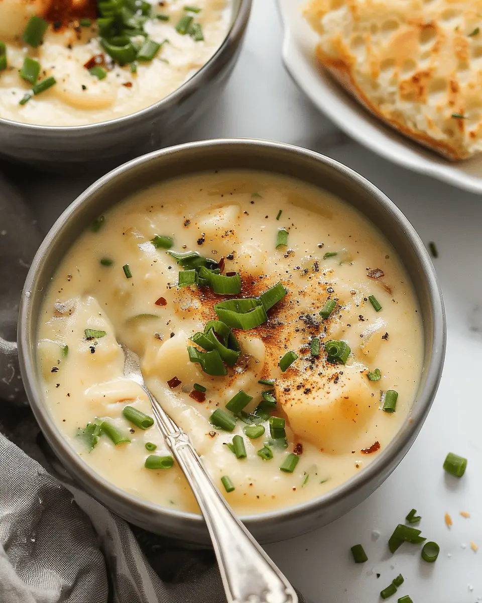 Ultra Creamy Potato Soup: A Cozy Delight with Turkey Bacon and Chicken Ham