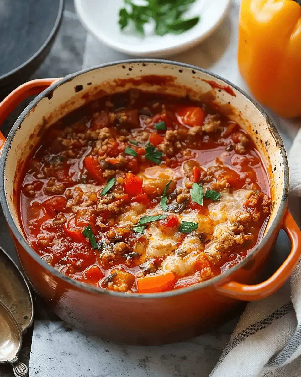 Stuffed Pepper Soup: Easy Comfort Food with Turkey Bacon Wonders
