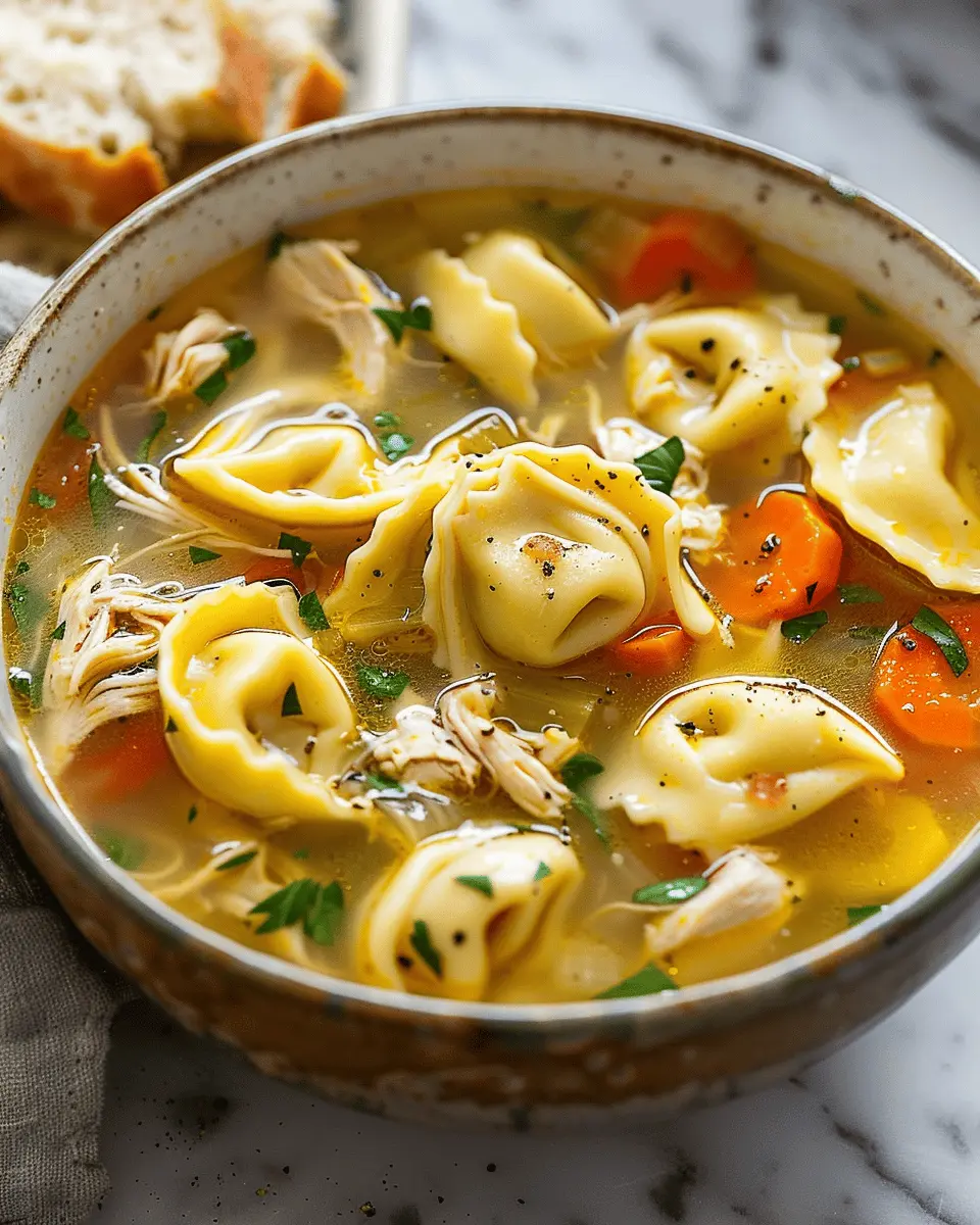Easy Chicken Tortellini Soup: A Cozy Meal with Turkey Bacon Twist