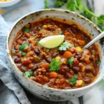 Homemade Vegetarian Chili