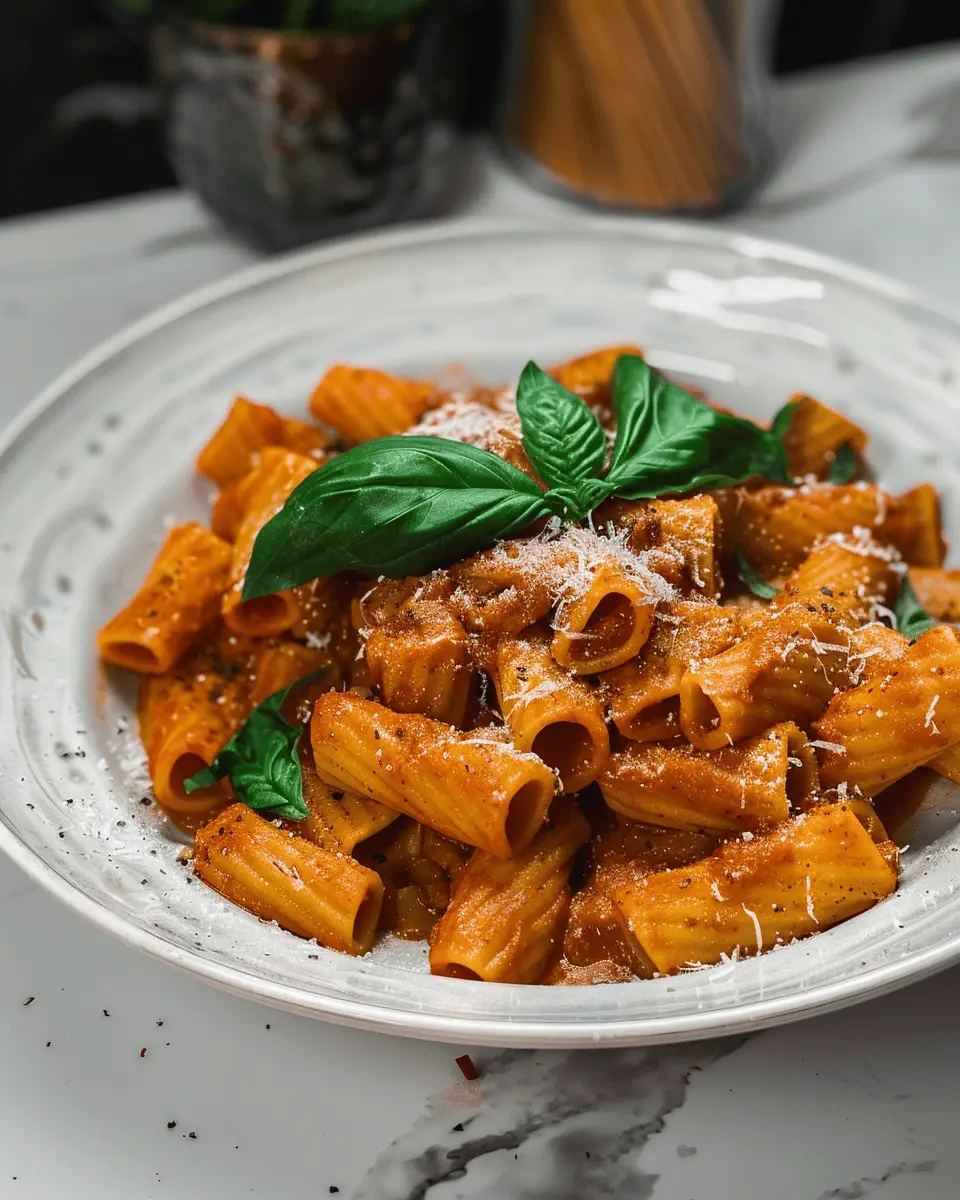 Pasta with Roasted Pepper and Tomato Sauce: A Simple, Savory Delight
