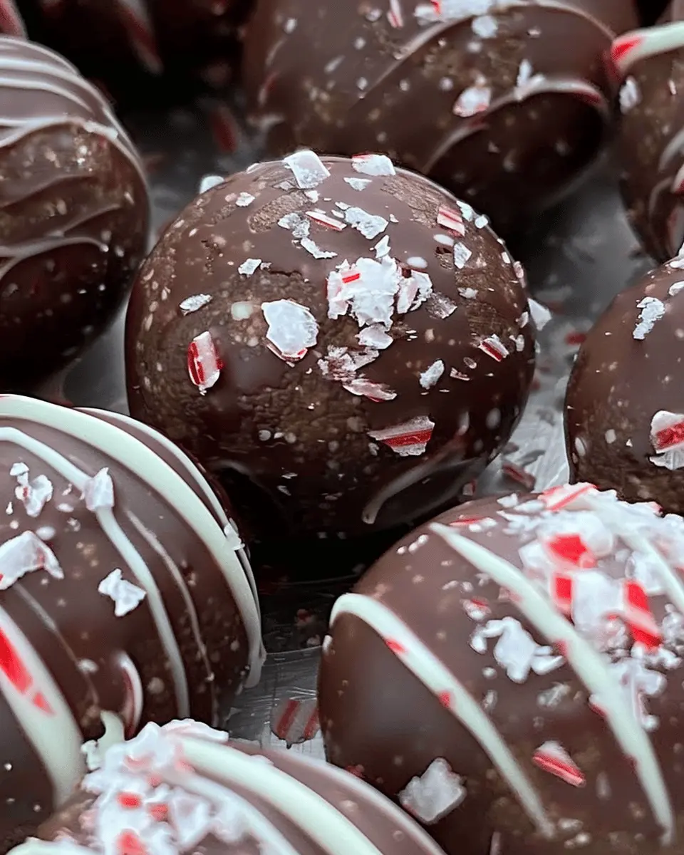 2-Ingredient Chocolate-Peppermint Balls: Easy Festive Treats