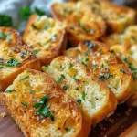Easy Garlic Bread with Sliced Bread