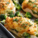 Broccoli and Cheese Stuffed Chicken Breasts Recipe