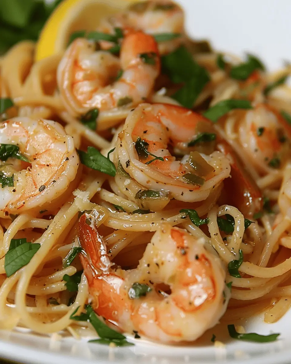 shrimp scampi recipe: Easy Whole Wheat Spaghetti Delight