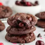 Air Fryer Chocolate Cherry Cookies