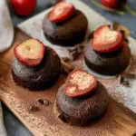 Egg & Apple Chocolate Cakes