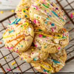 Air Fryer Funfetti Cookies