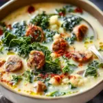 Cauliflower Sausage Kale Soup Recipe