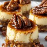 Air Fryer Mini Pecan Cheesecakes