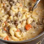 Cheeseburger Macaroni Soup