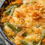 Mac and Cheese Green Bean Casserole