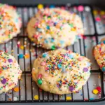 Air Fryer Confetti Cookies