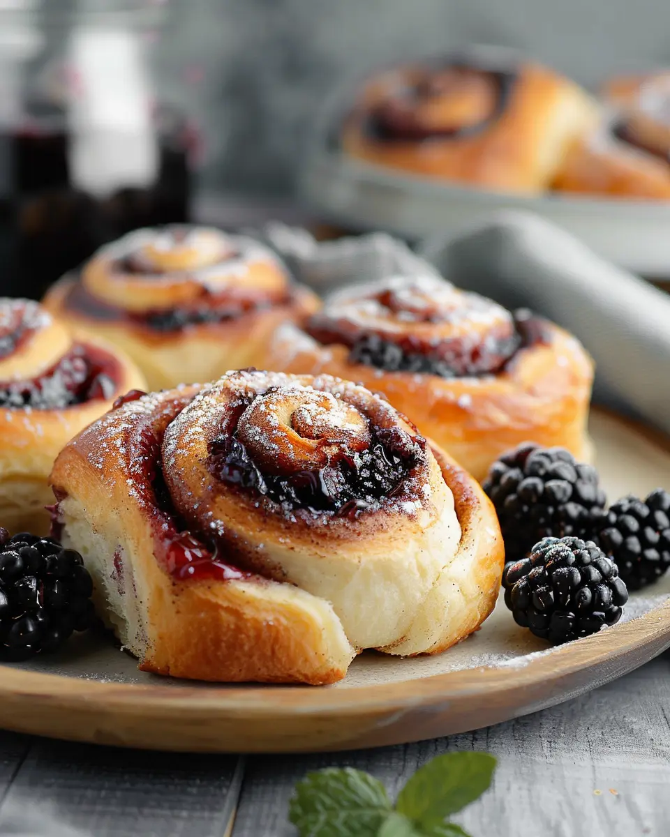 Blackberry Cinnamon Rolls Recipe