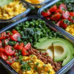 Breakfast Scramble Meal Prep Bowls