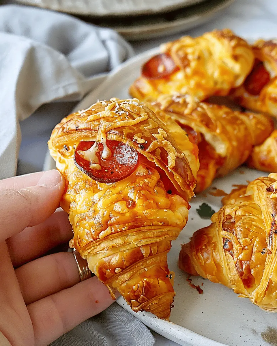 Pepperoni Pizza Croissants: Easy Culinary Delight for Home Chefs