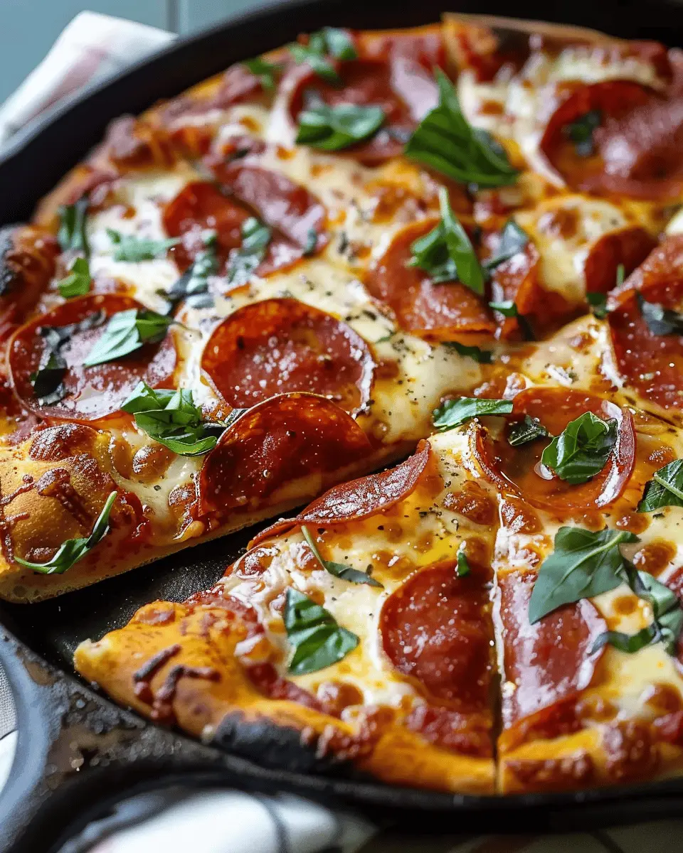 Cast Iron Skillet Pizza