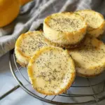 Lemon and Poppyseed Cottage Cheesecakes