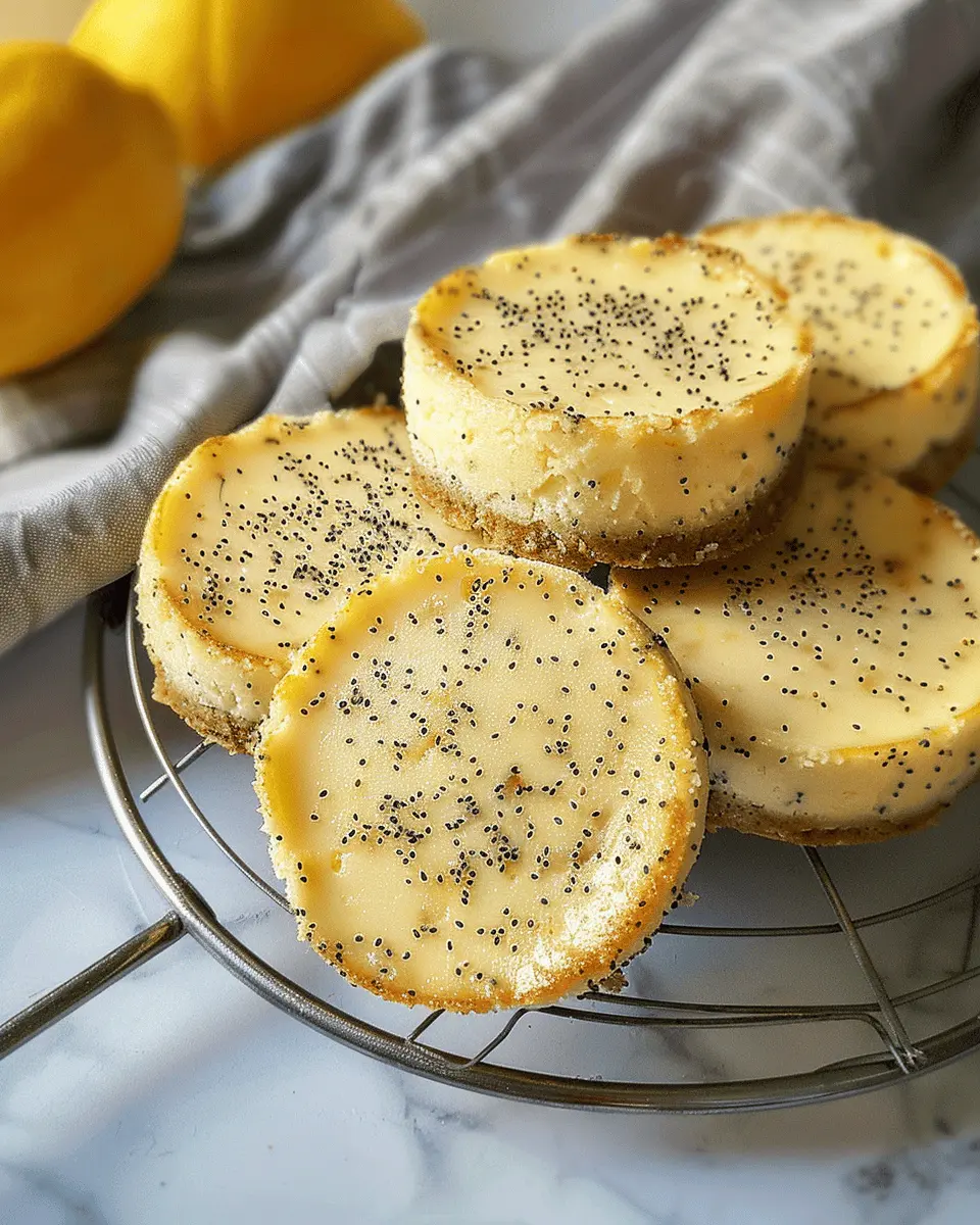 Lemon and Poppyseed Cottage Cheesecakes: A Refreshing Delight