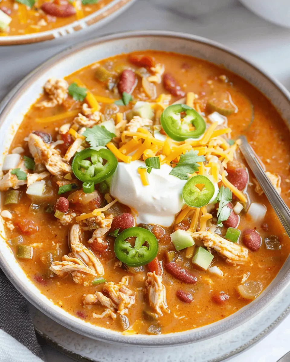 Buffalo Chicken Chili