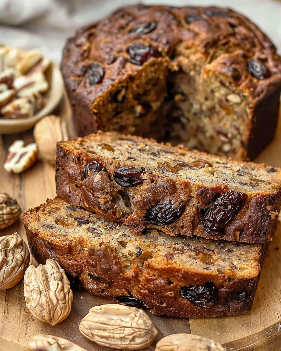 Air Fryer Date and Walnut Bread