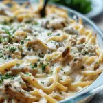 Deluxe Chicken Tetrazzini Classic Creamy Pasta Dish