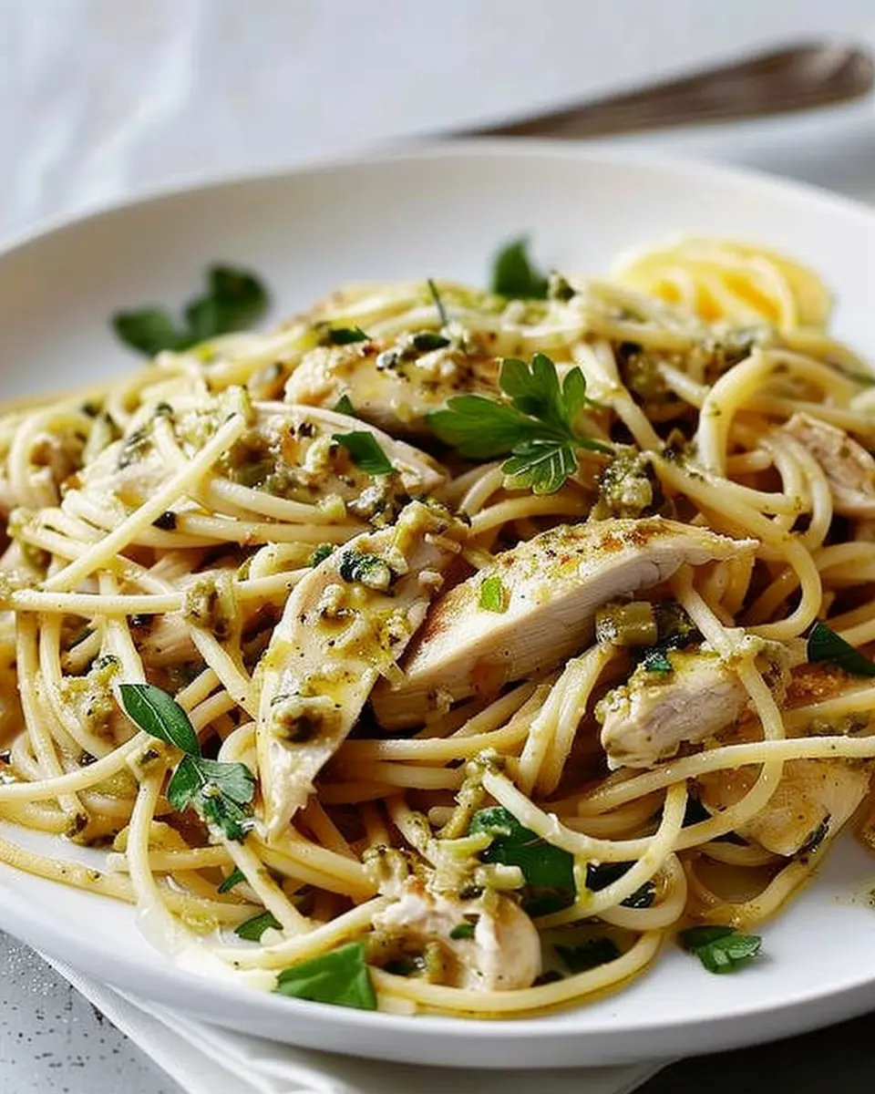 Chicken Piccata Pasta: A Quick and Zesty Dinner Delight