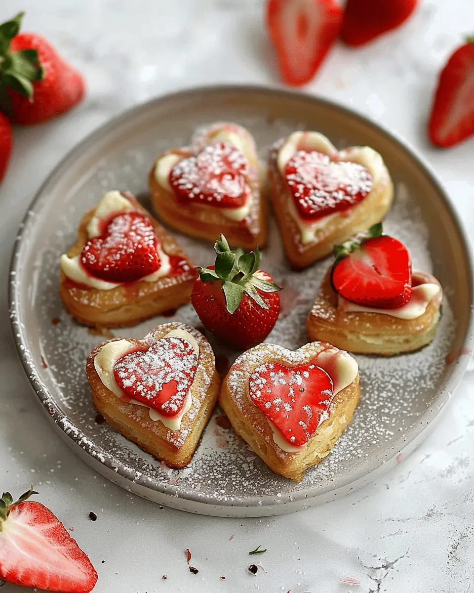 Strawberry Heart Pastries: Easy, Indulgent Treats for Everyone