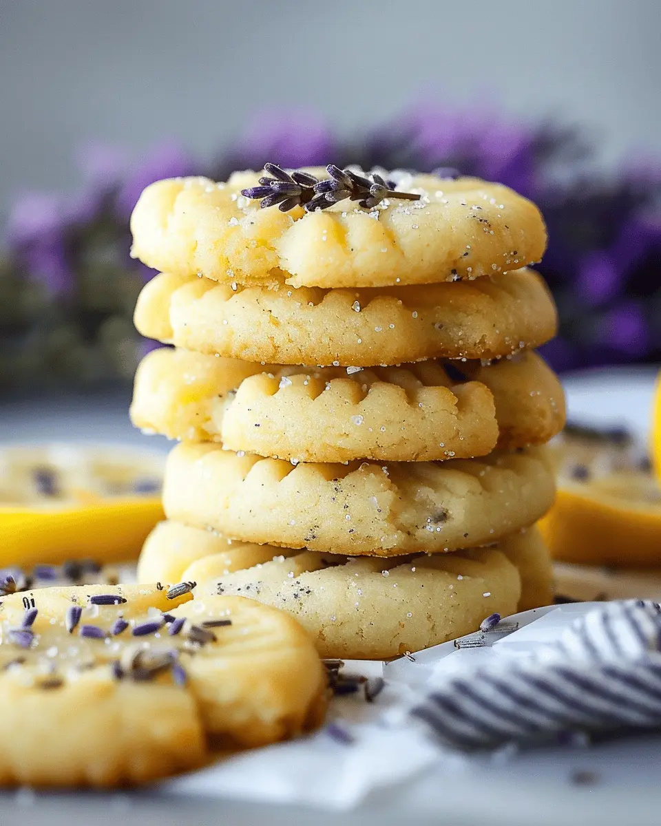 Irresistible Lemon Lavender Butter Cookies for a Delightful Treat