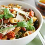 Pasta e Fagioli with Pesto