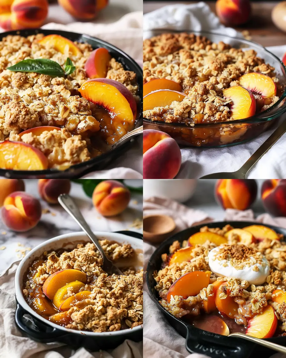 Easy Peach Crumble: The Best Homemade Delight for Everyone