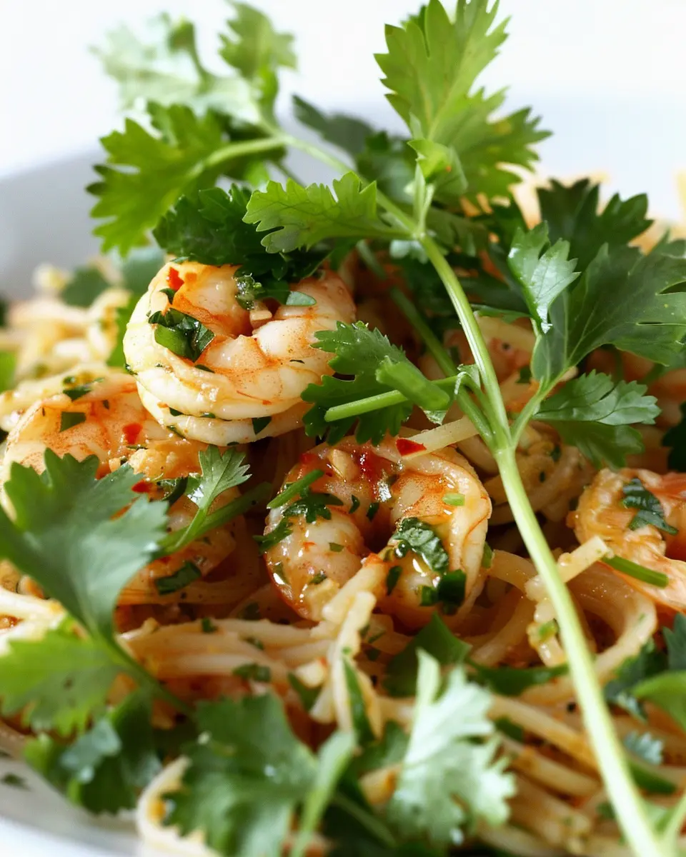 Thai Pasta with Shrimp: Easy and Flavorful Weeknight Delight