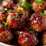 Quick Christmas Cranberry Meatballs Recipe