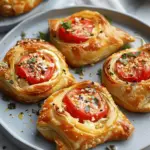 Flaky Cream Cheese and Tomato Pastries