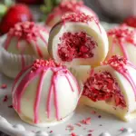Strawberry Velvet Cheesecake Truffles Recipe