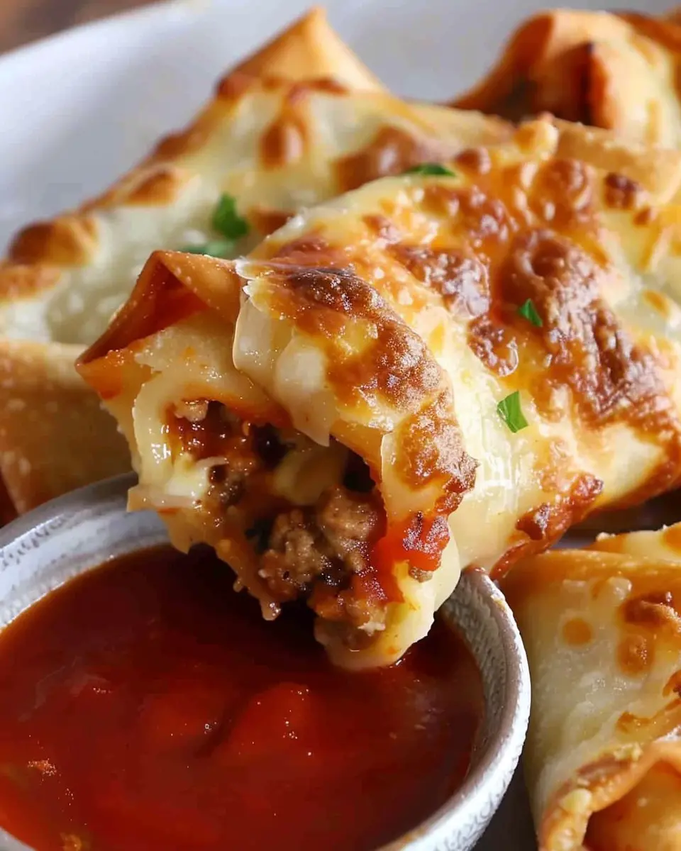 Air Fryer Lasagna Egg Rolls