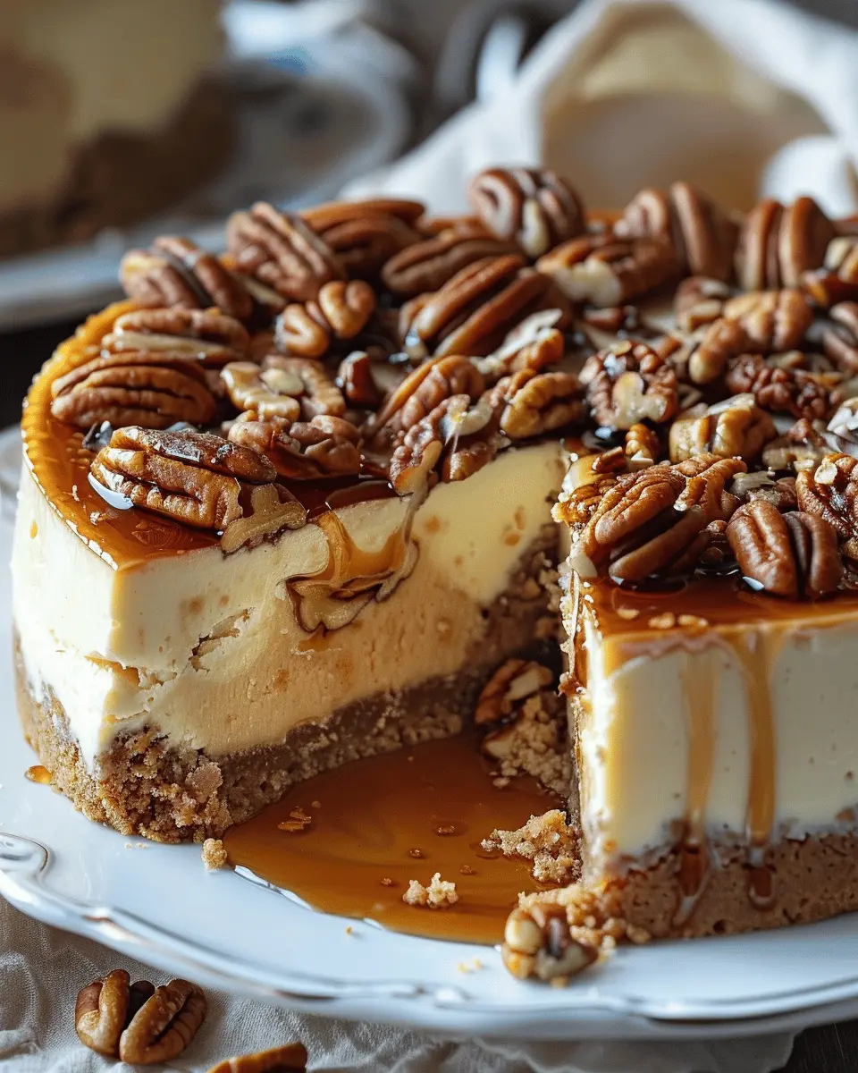 Browned Butter Pecan Cheesecake